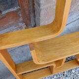Czech trellis wooden veneer 1950, Ludvík Volak