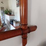 Large vintage bamboo mirror