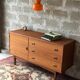 Enfilade buffet scandinave vintage en teck, 1960