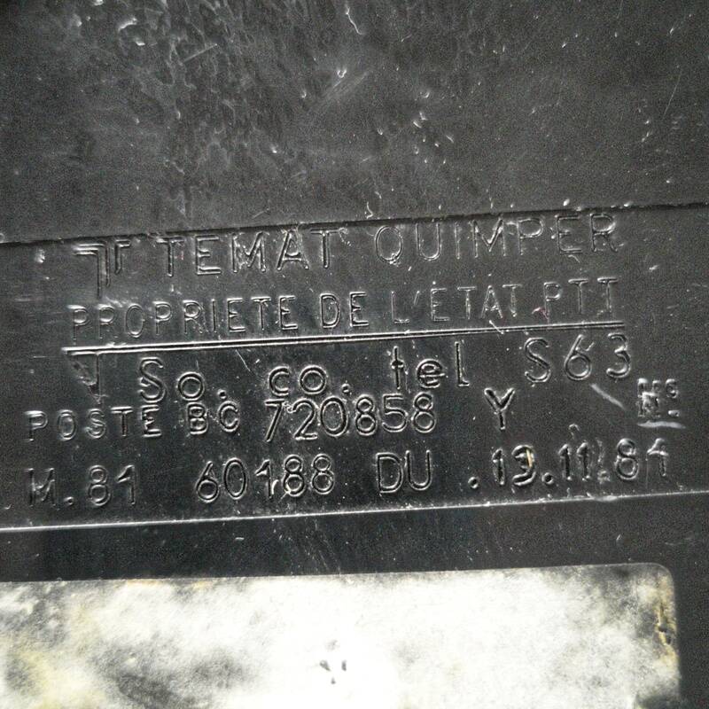 Vintage rotary telephone