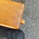 3-seater sofa in oak and leather design Eesko Pajamies for Asko model Bonanza 1970