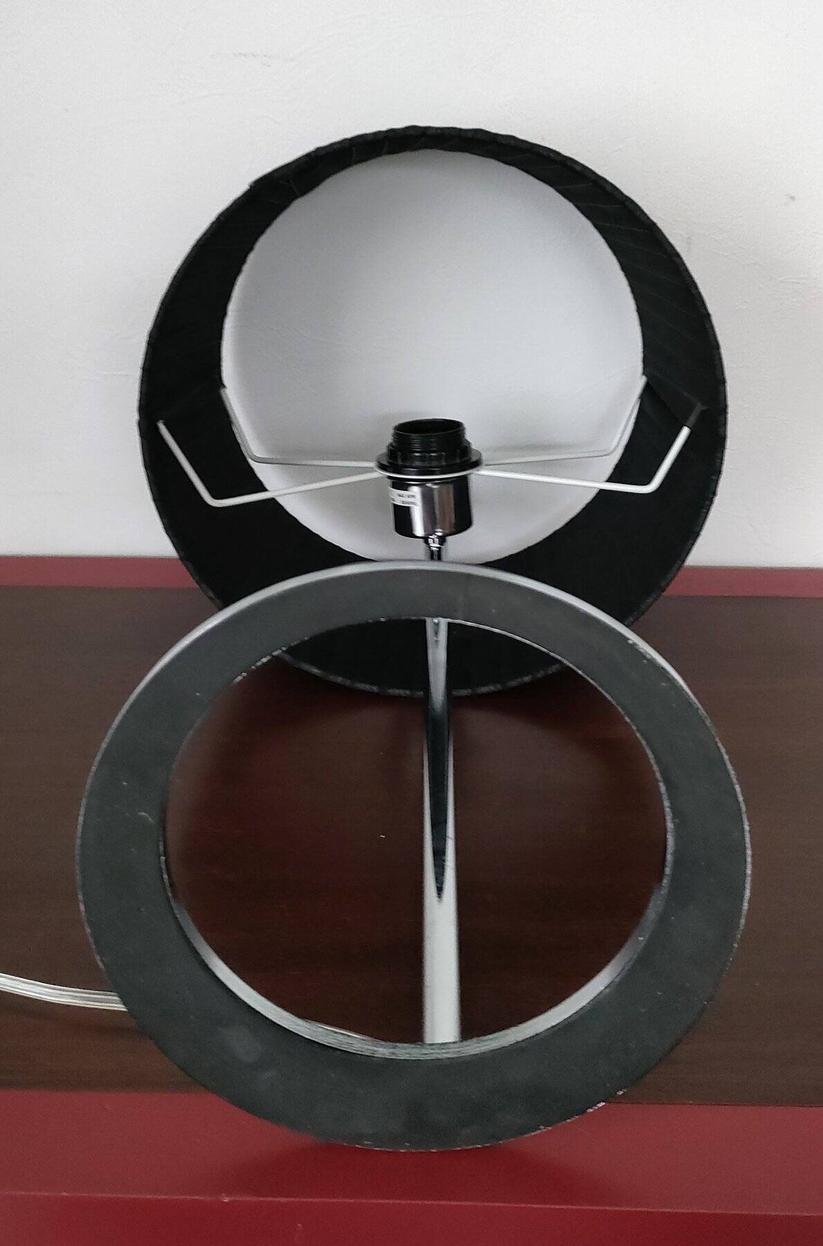 K-Lighting by Candibambu designer living room lamp - stainless steel and textile - post 2000