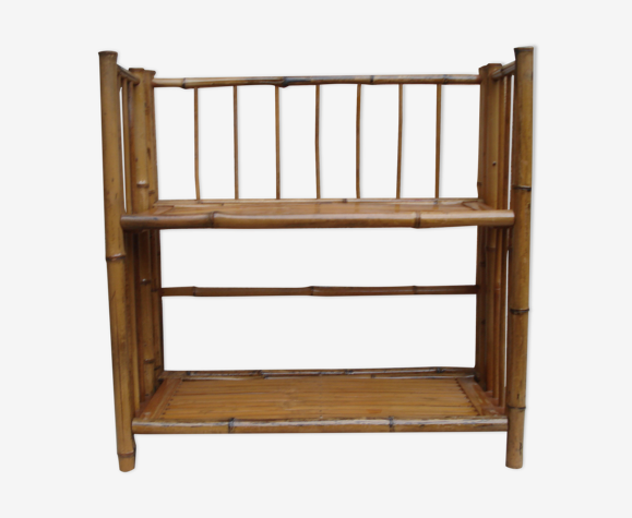 Etagere ancienne bambou pliante