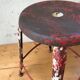 Workshop stool Nicolle patinated