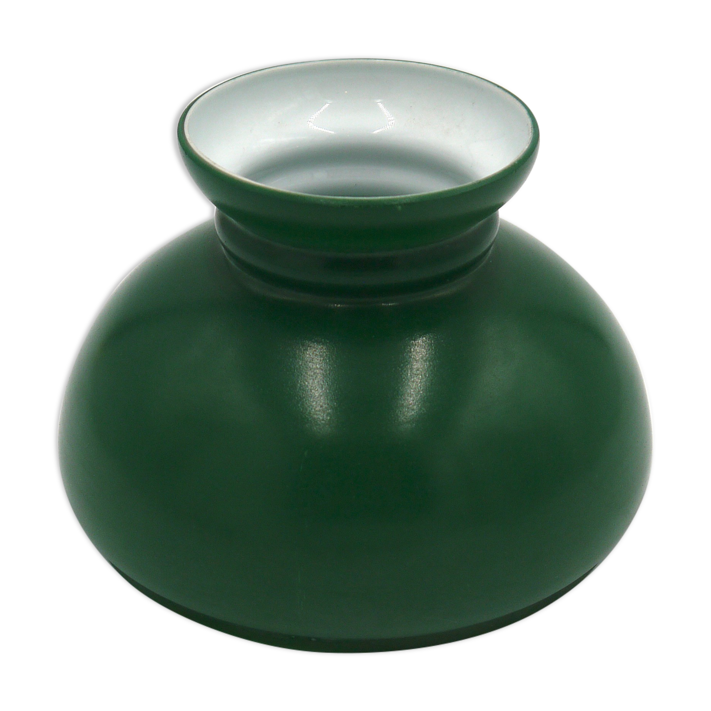 Green glass pendant lamp