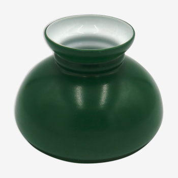 Green glass pendant lamp