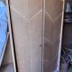 Art Deco oak wardrobe with chevron decoration