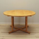 Ash round table, Danish design, 1960s, production: Denmark