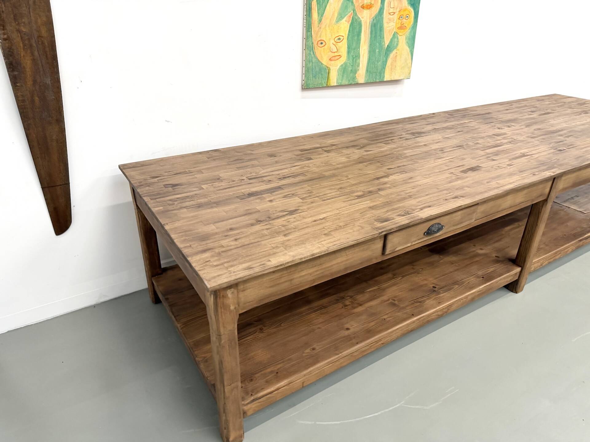 XXL draper's table from the 1950s