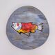 Fish service, Niderviller earthenware, vintage
