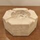 Travertine ashtray and lighter, design by Cerri Nestore, 1970.