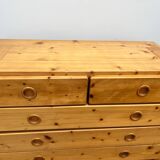 Les Arcs pine chest of drawers