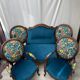 Paire de fauteuils cabriolet retapissés, années 30-40