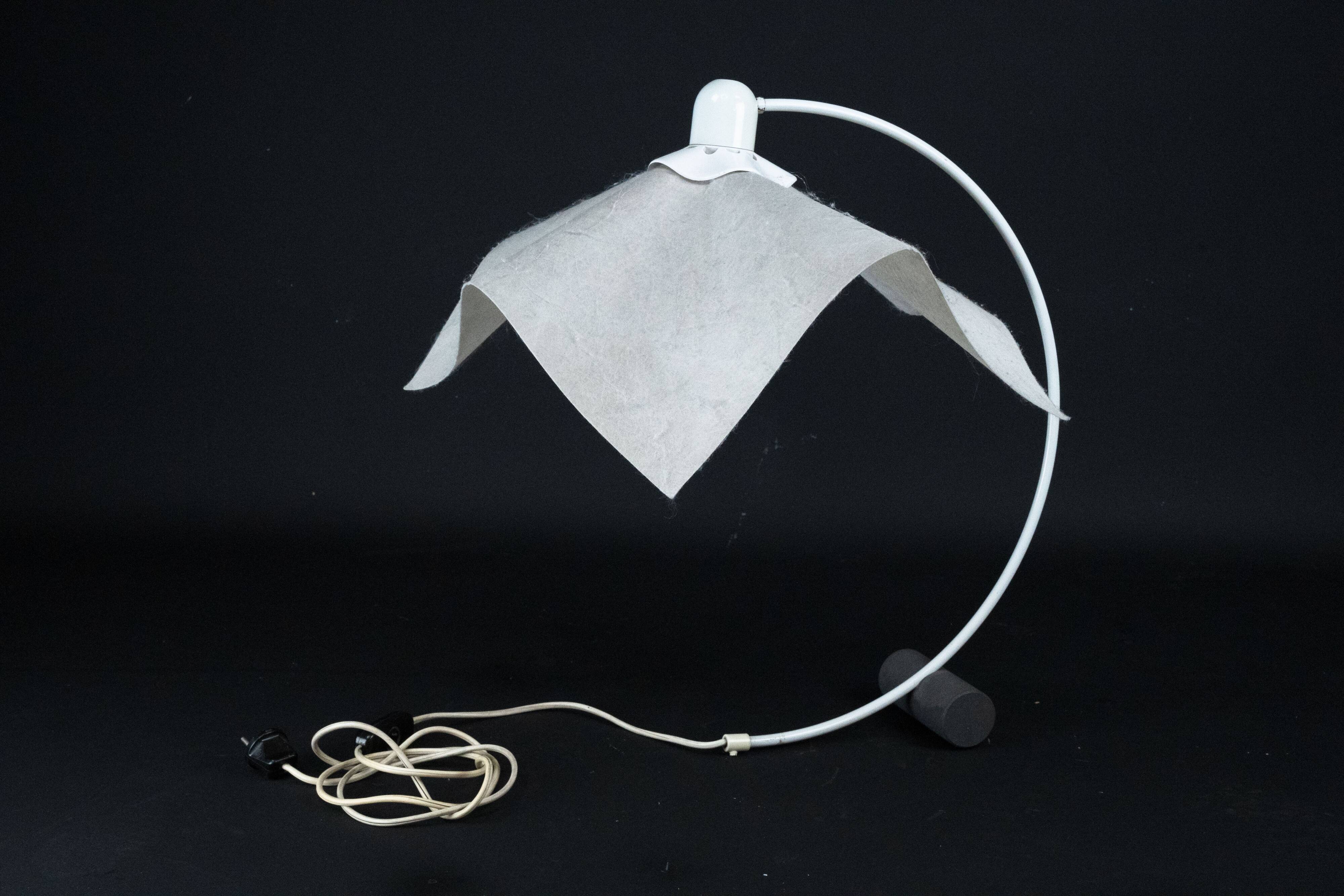 Vintage Area Curva Lamp by Mario Bellini. Italy 1970s