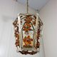 Glass flower hanging lamp 1950-60’s