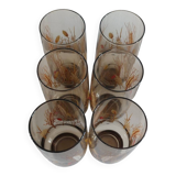 Series of 6 Tivoli glasses