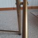 Chaise pliante structure tube et simili cuir