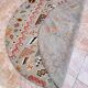 Tapis rond marocain - tapis rond personnalisé - tapis gris - tapis rond