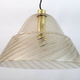 Mid-Century Modern Italian Murano Bubbles Glass Pendant Lamp, 1970s