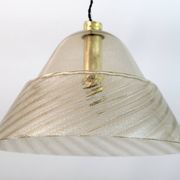 Mid-Century Modern Italian Murano Bubbles Glass Pendant Lamp, 1970s