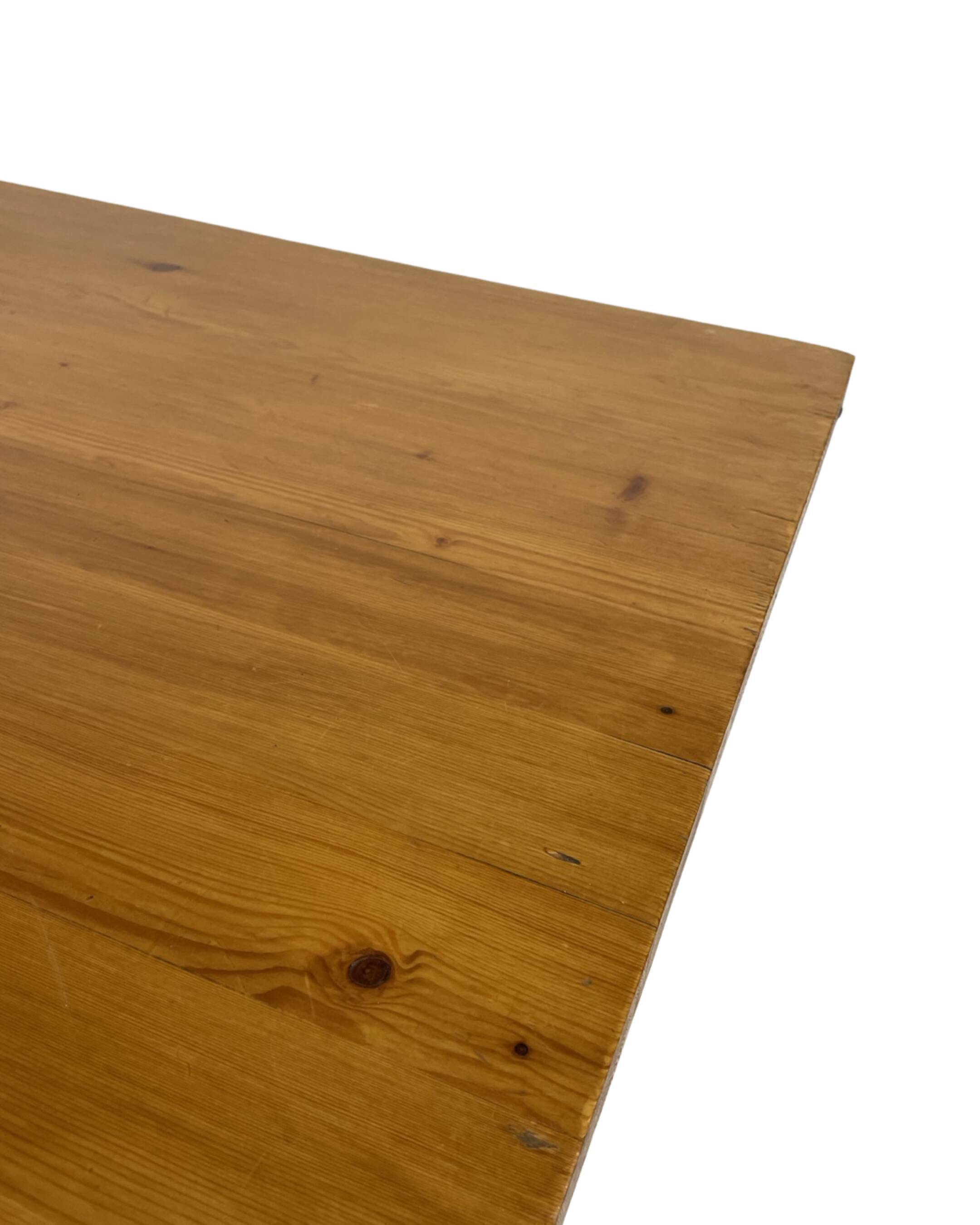 Vintage coffee table pinewood minimalist 1960s