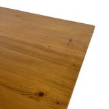 Vintage coffee table pinewood minimalist 1960s