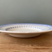 Service of 8 hollow plates Flora Rocaille Creil and Montereau