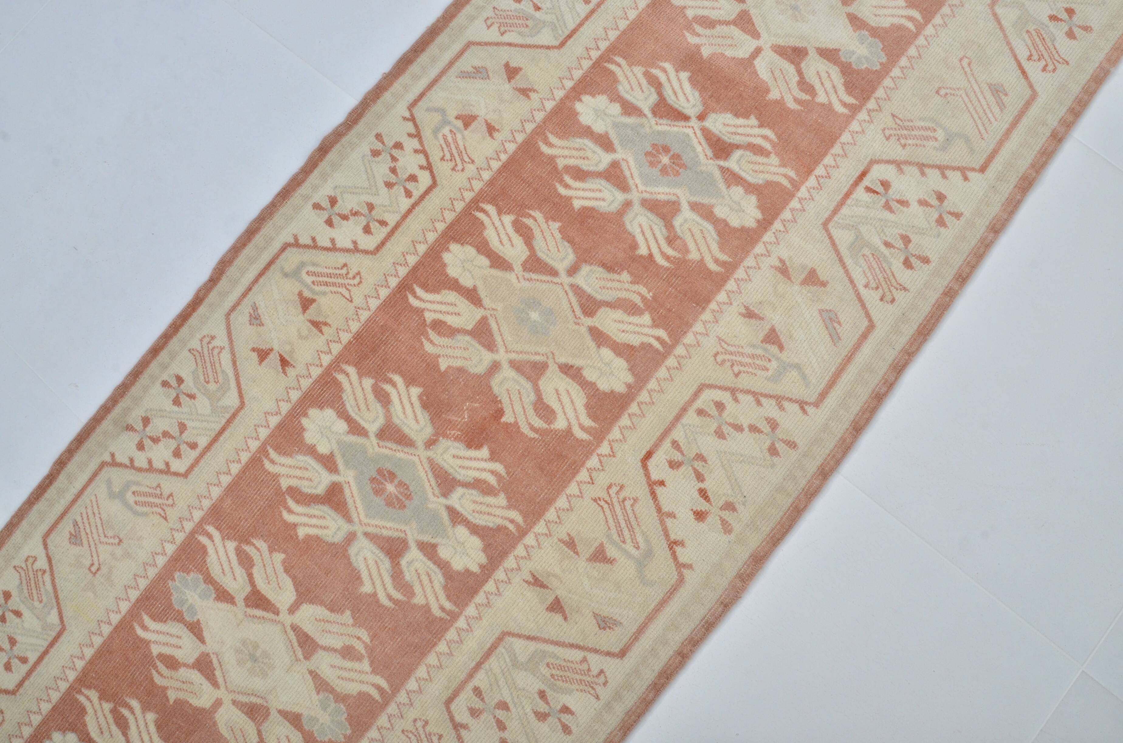 Vintage Oushak Runner Rug sku 3537