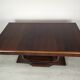 Rosewood art deco cradle table