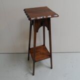 Art Nouveau oak sidetable
