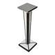 Colonne en marbre noir et blanc