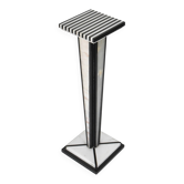 Colonne en marbre noir et blanc