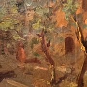 Oil painting on canvas by Salvatore Balsamo (Naples 1894-1922)