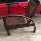 Fauteuil en cuir, ancien année 70/80