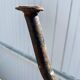 Paire de tabouret de bar artisanal pivotant metal industriel 50s