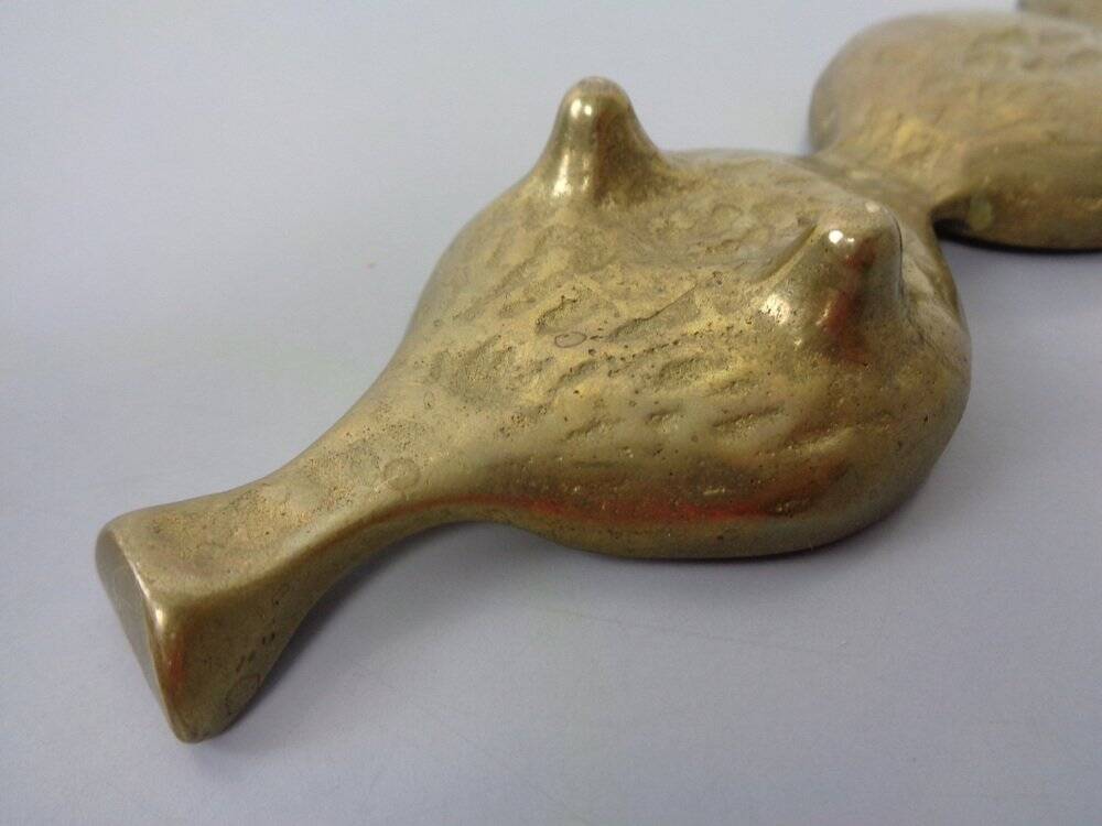 Brutalist Bronze Candleholder by Michael Harjes, 1960s