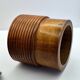 Wooden turned covered pot – vintage snuff box A680