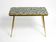 Beautiful Mid Century Modern brass side table with mosaic surface by Münche