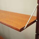 Teak system bookcase, Norwegian design, 1960s, production: Blindheim Mobelf