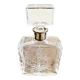 Crystal and 925 silver whisky decanter – Engraved floral decoration
