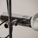 Vintage chrome metal floor lamp - 1970