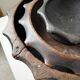 Brutalist wooden dishes, Savoyard popular art.