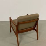 Fauteuils danois en teck par Ole Wanscher années 1960 MidCentury