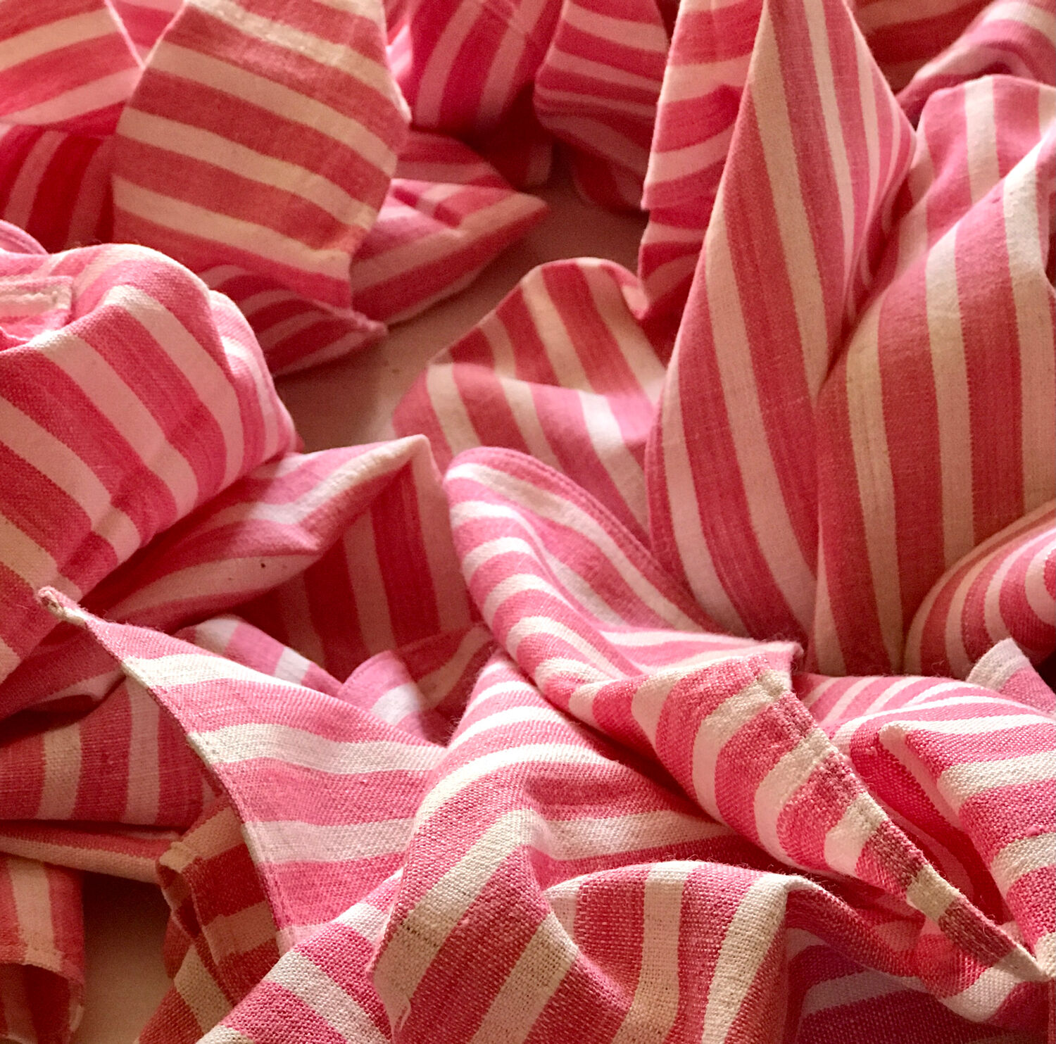 6 antique linen towels