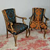 Fauteuils style Louis XV