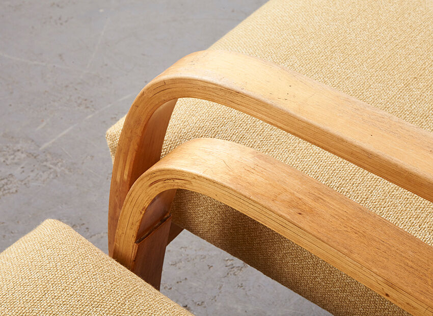 Armchairs model 401& 402 by Alvar Aalto for Artek 1940