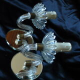 Pair of mirror wall light  50s