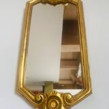 Antique mirror gilded with leaf