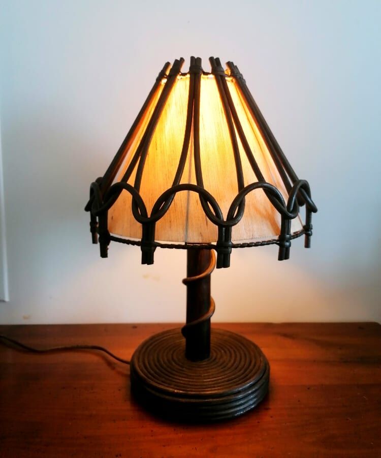 Rattan lamp, 1960