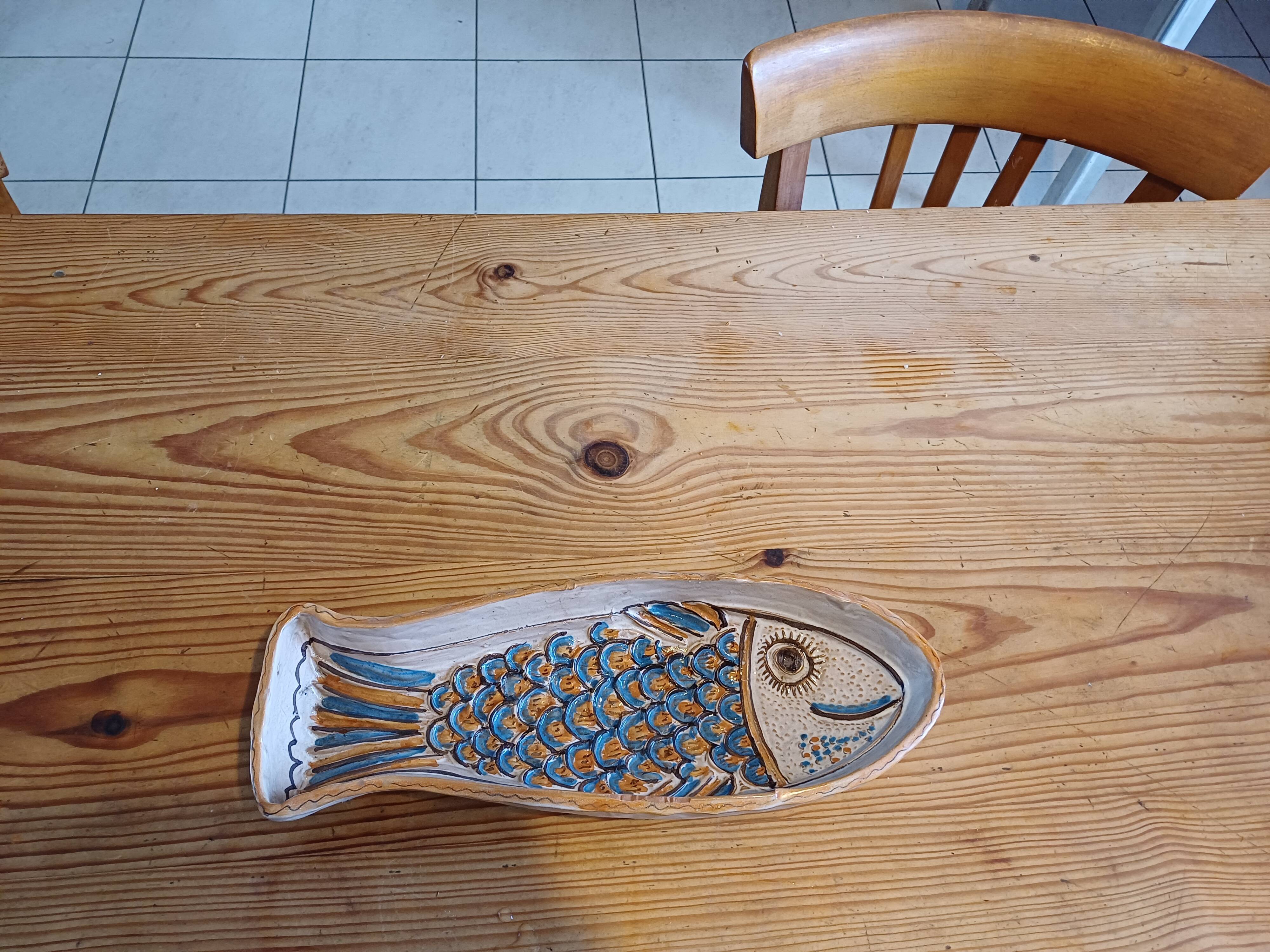 Vintage Pottery Fish from Brancitorri